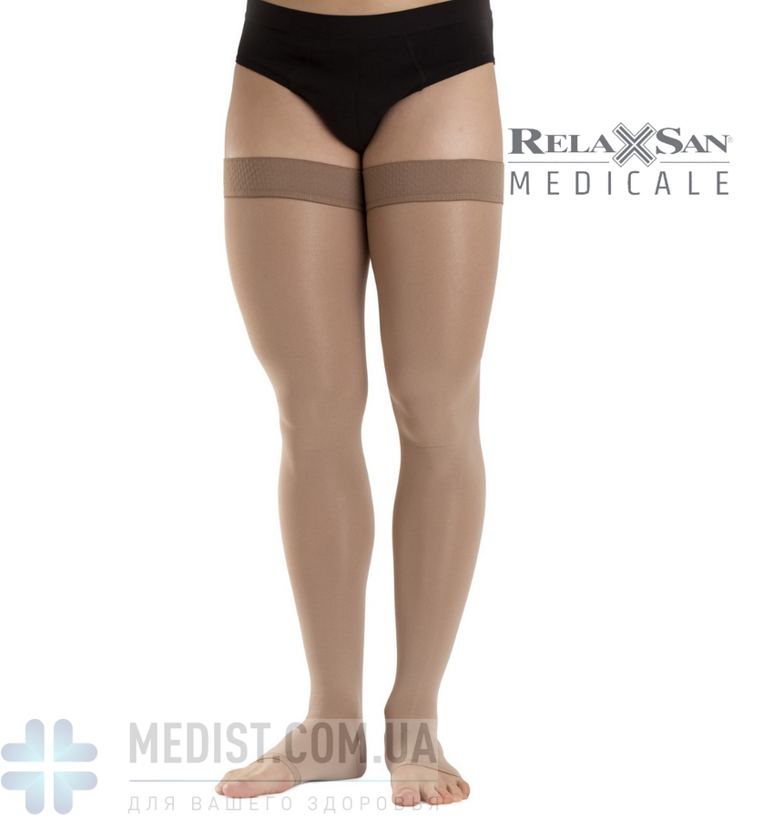 Компрессионные чулки Relaxsan Medicale Premium 2 класс компрессии с открытым носком ДЛЯ ЖЕНЩИН И МУЖЧИН